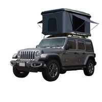 Tente de toit double couche ABS Helicopter Wrangler, une chambre, un salon, ouverture automatique rapide, poteaux en alliage d'aluminium droits