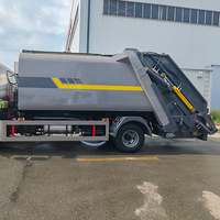 Camion benne compacteuse FOTON 4x2 de 8 m en promotion, transmission manuelle, moteur diesel Euro 6, conception anti-fuite de carburant, 8000 L, 200 L