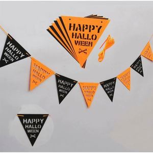 New Design Party Felt Halloween Decoration Large Halloween Garland Bat Ghost Pumpkin - Product Image 3