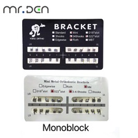 Brackets orthodontiques monobloc Mr.Den Fashion Brackets MBT 0.018''/0.022'' pour appareil dentaire