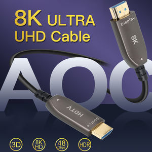 UNIEAN Wholesale AOC HD 10M 50M 300M <strong>Long</strong> UHD 2.1 <strong>4k</strong> 8k60Hz <strong>Cable</strong> 48Gbps Video <strong>Cable</strong> Fiber Optic <strong>Cable</strong> for Mobile to TV Ps5 - Product Image 2