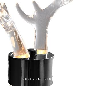 Lámpara de Pared de Cristal de Lujo Moderna y Minimalista de Chenjun, Estilo Italiano, para Dormitorio, Mesita de Noche, Sala de Estar, Lámpara Colgante de Pared - Product Image 1