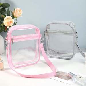 Sac bandoulière décontracté de sport et de voyage en PVC imperméable personnalisé avec fermeture éclair et poche intérieure pour hommes et femmes - Product Image 6