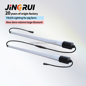 Luz LED <span class=keywords><strong>para</strong></span> Aves de Corral, IP67 Impermeable, Regulable, Sin Parpadeo, Ra90, 3 Temperaturas de Color, Tubo T8 de 4 pies, Resistente a la Corrosión, <span class=keywords><strong>para</strong></span> Granja - Product Image 4