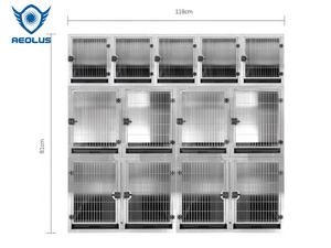Hayvan arkadaşları için katı desen Snap düğmesi kapatma ile profesyonel büyük açık Metal köpek kafesi - Product Image 3
