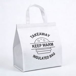 Sacs isothermes avec logo personnalisé imprimé, sac isotherme non tissé, sac isotherme pour emporter, sac isotherme pour la livraison de repas - Product Image 1