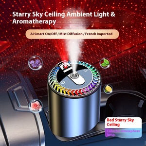 Difusor de aromaterapia de vidrio inteligente, purificador de aire, dosel de cielo estrellado, Activación Automática, Inicio/parada de vehículo para coche, spray de fragancia para el hogar - Product Image 3