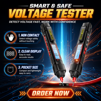 Multimètre numérique de type stylo Fengli A3006, 4000 comptes, testeur de tension AC/DC, résistance, capacité, test de diode, outils d'électricien