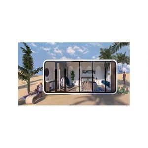 Casa Prefabricada Moderna y Económica Tipo Cabaña Apple <span class=keywords><strong>en</strong></span> <span class=keywords><strong>Venta</strong></span>, Oficina Portátil Prefabricada de 20 Pies/40 Pies, Contenedor Insonorizado - Product Image 4