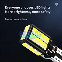 Ampoule LED de voiture haute puissance 12V T15 W16W T16 T10, lampe de recul automatique 6500K, éclairage automobile 920 921 912, accessoires d'éclairage LED pour voiture
