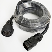 Câble audio multipaire robuste avec connecteur circulaire 54 broches, câble d'extension audio équilibré pour équipement de sonorisation DJ