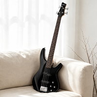 4 String Solid Body Electric Bass Guitar PJ Pickup System Maple Neck for Beginner Daily Practice
