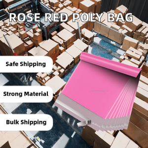 Bolsas de Envío al por Mayor, Color Rojo Rosa, 3.5 Mil, LDPE Coextruido, Lisas, para Embalaje y Envío Exprés - Product Image 2
