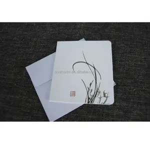 China de fábrica directo pequeña tarjeta de felicitación de impresión