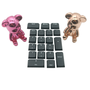 TECSEE <span class=keywords><strong>keycaps</strong></span> à profil bas étoile noire personnalisé <span class=keywords><strong>DSA</strong></span> pleine taille 109 touches double couleur pbt <span class=keywords><strong>keycaps</strong></span> - Product Image 5