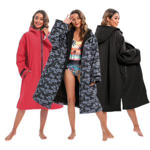Commercio all'ingrosso basso Moq 1 pezzo vendita <span class=keywords><strong>accappatoio</strong></span> da spiaggia bagno fasciante con cappuccio rapido asciugamano Poncho <span class=keywords><strong>accappatoio</strong></span> <span class=keywords><strong>uomo</strong></span> donna fasciatoio - Product Image 2