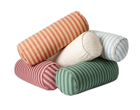 Coussin de sol extérieur en chenille rayée couleur terre cuite, hydrofuge, résistant aux UV, séchage rapide, mousse haute densité, personnalisable