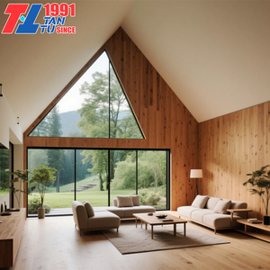 Casa Modulare di Lusso Moderna con Pannelli Sandwich, <span class=keywords><strong>Bungalow</strong></span> Prefabbricato con Design Triangolare in Vetro, Camera da Letto, Cucina, Bagno e Soggiorno - Product Image 4