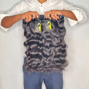 Extensiones de Cabello Humano Remy Indio al por Mayor, Rizado Natural/Ondulado Profundo/Ondulado Corporal, Cutícula Alineada, Doble Trama a Máquina, Todos los Colores - Product Image 2