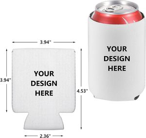 Yumuşak Can soğutucu Can Coozies yeniden yalıtımlı içecek kol doğum günleri için bira şişesi tutucu düğün neopren içecek soğutucu - Product Image 3