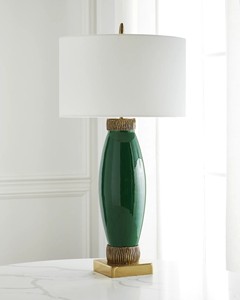 Wholesale Luxury Glass <b>Bedside</b> Lamp with Led <b>Table</b> Contemporary Design Shade Iron Body Electric Power Supply Bedroom Decorative - Product Image 6
