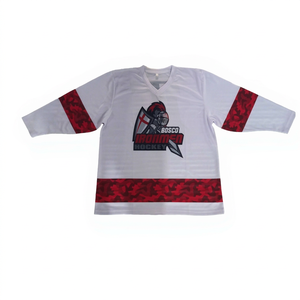 Camiseta de hockey sobre hielo de equipo profesional con logotipo personalizado MOQ bajo disponible - Product Image 1
