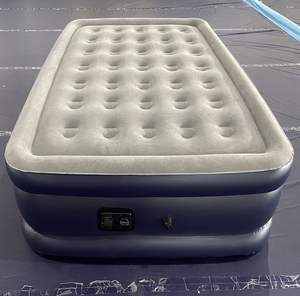 Kasur Angin Tiup Ukuran Tunggal dan Ganda Kasur Angin Ditinggikan Kasur Angin Elektrik dengan Pompa Istirahat Bawaan - Product Image 2