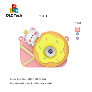 Niedliche Digitalkamera für Kinder mit Mehrfarboptionen und HD-Auflösung |   Dual-Objektiv 1080P CMOS-Sensor mit MicroSD 2,0-Zoll-TFT-Display MP3 & Spiele - Product Image 4