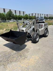 Mini <b>Small</b> Compact Farm Construction Garden Articulated Electric <b>Wheel</b> Loader - Product Image 2