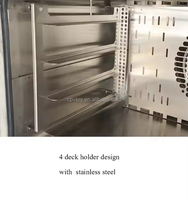 Support industriel commercial de four électrique de cuisinière à Air chaud d'acier inoxydable de conception de support de 4 plate-formes pour la vapeur de Convection pour la boulangerie