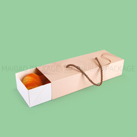 Boîte d'emballage pour pâtisserie, croissant, pain, cupcake, avec poignée et fenêtre, design intégral personnalisé, à emporter, avec fermeture à pression