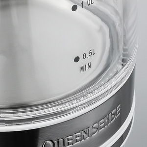 กาต้มน้ำไฟฟ้า Queen Sense ขนาด 1.7 ลิตร ปิดอัตโนมัติ ป้องกันการต้มจนแห้ง สำหรับใช้ในครัวเรือน - Product Image 1