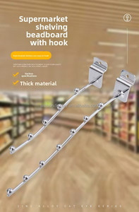 Hot Sale Free Samples Metal <b>Chrome</b> Pegboard <b>Hook</b>/ Price Tag Wire Display <b>Hooks</b> - Product Image 4