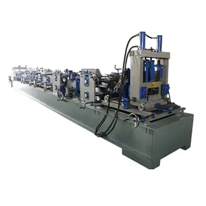 Metal Stud And Track Drywall Profile CZ Profile Making Equipment CZ Purlin Roll Forming Machine