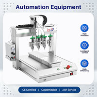 Machine de distribution automatique de colle bi-composante de haute précision à vis multi-axes pour bureau
