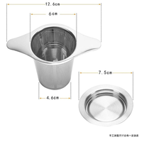 Infuseur à thé en acier inoxydable de qualité alimentaire pour thé en feuilles, filtre pour la maison, le bureau, la cuisine, usage quotidien