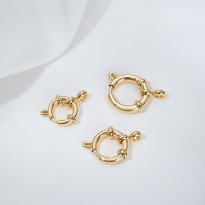 14K Pvd Gold Stainless Steel Sailor Spring Clasps Hooks Connectors for DIY Necklace Bracelets <strong>Jewelry</strong> Making <strong>Supplies</strong> Finding - Product Image 3