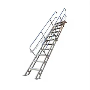 Customized household aluminum inclined ladder Marine diving board ladder Aluminum extension ladder