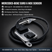 Nouveau capteur SCR Nox A0009057100 5WK96683A pour Mercedes Benz, capteur d'oxygène et d'azote 12V avec garantie d'un an