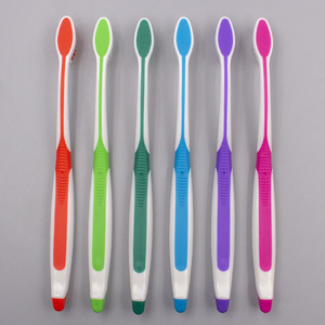 Cepillo de dientes para adultos, cerdas suaves de alta densidad, mango antideslizante, cepillo de dientes manual para el cuidado bucal diario - Product Image 3