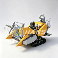 Moissonneuse-batteuse à alimentation complète pour riz et blé, machine de récolte à haute productivité à vendre