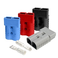 Conector de Batería de Baja Resistencia de 350 A, Contacto de Cobre Plateado para un Cable de Alimentación y Cable de Carga Estables