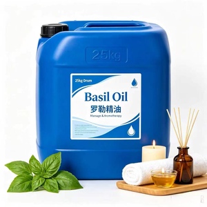 Huile Essentielle de <span class=keywords><strong>Basilic</strong></span> 100% Pure, Biologique <span class=keywords><strong>et</strong></span> Naturelle en Gros pour Massage Spa <span class=keywords><strong>et</strong></span> Soins Corporels - Product Image 1