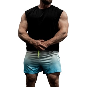 Débardeurs de sport athlétiques personnalisés de marque haut de gamme, coupe ajustée, pour la course et le basketball, à séchage rapide et respirants, avec badge - Product Image 2