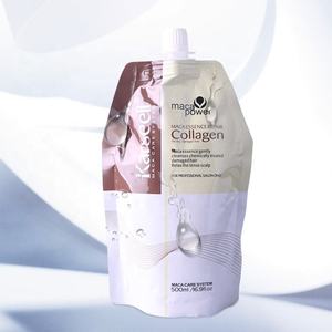 Mascarilla Capilar de Queratina y Colágeno Orgánico para Reparación del Cabello Químico y Seco, 500 ml - Product Image 1