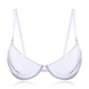 Transparente Gather Bras Mujeres Ropa interior invisible Sexy Deep V Push up Sujetador desechable - Product Image 1