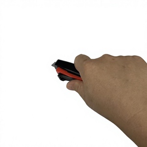 Cuchillo <span class=keywords><strong>de</strong></span> <span class=keywords><strong>Seguridad</strong></span> <span class=keywords><strong>Retráctil</strong></span> <span class=keywords><strong>de</strong></span> Acero Inoxidable, Multiusos, Semiautomático, con Mango <span class=keywords><strong>de</strong></span> Plástico Antideslizante, OEM - Product Image 5