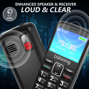 Telefono 4G per Anziani con Batteria Grande, Fotocamera, Radio FM, Pulsante SOS, Supporto 7+ Lingue, Caricatore e Base di Ricarica - Product Image 4