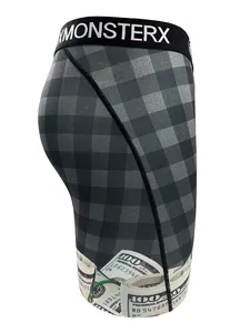 High Quality Wholesale Comfortable Blank Satin Polyester Short Men's Underwear Boxer Briefs