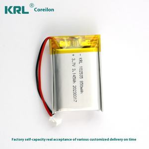 最轻的 3.7V 680mAh 102530 锂聚合物电池，适用于消费电子产品，快速定制服务，UL/CE KC 认证工厂 - Product Image 1